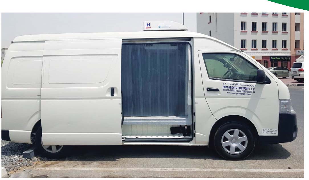 Freezer van rental in Dubai and Abu Dhabi with reliable refrigerated transport for food, catering supplies, and pharmaceuticals, ensuring smooth cold chain logistics across the UAE.